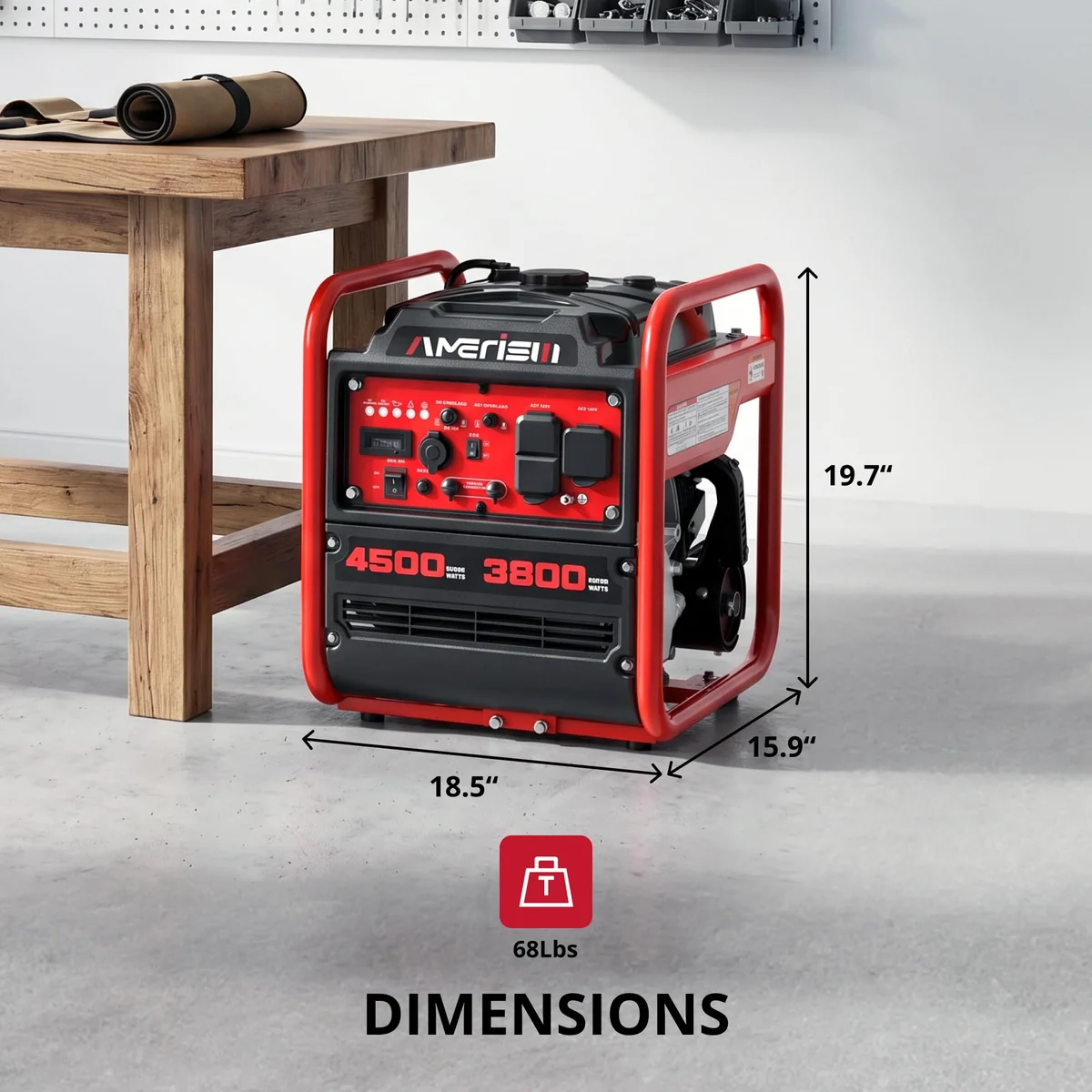 Amerisun inverter generator, view 6