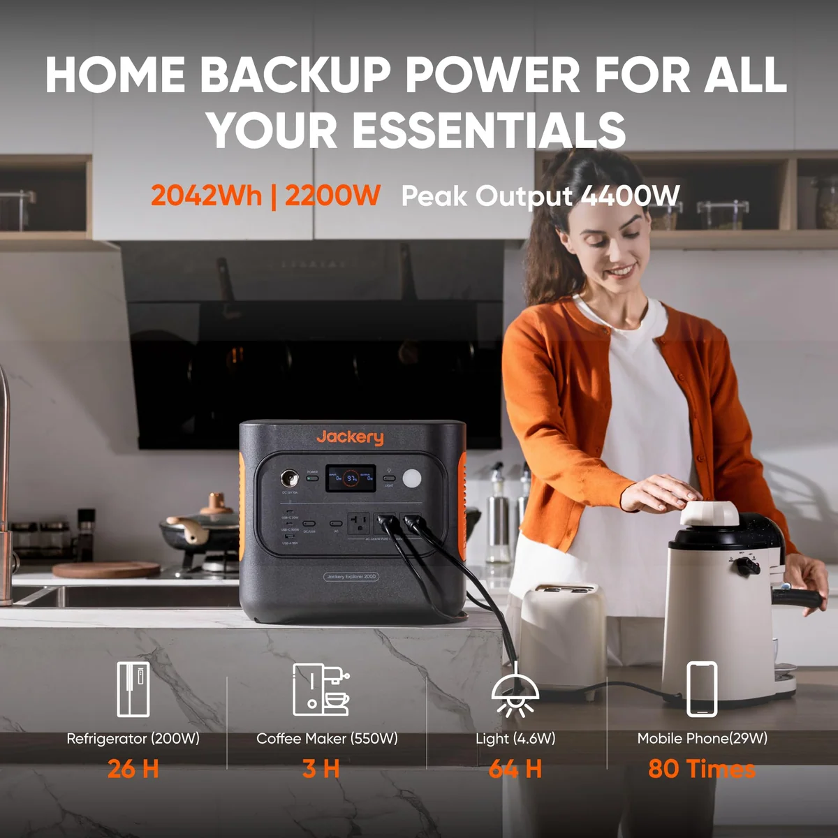 Jackery Explorer 2000 v2 Portable, view 2