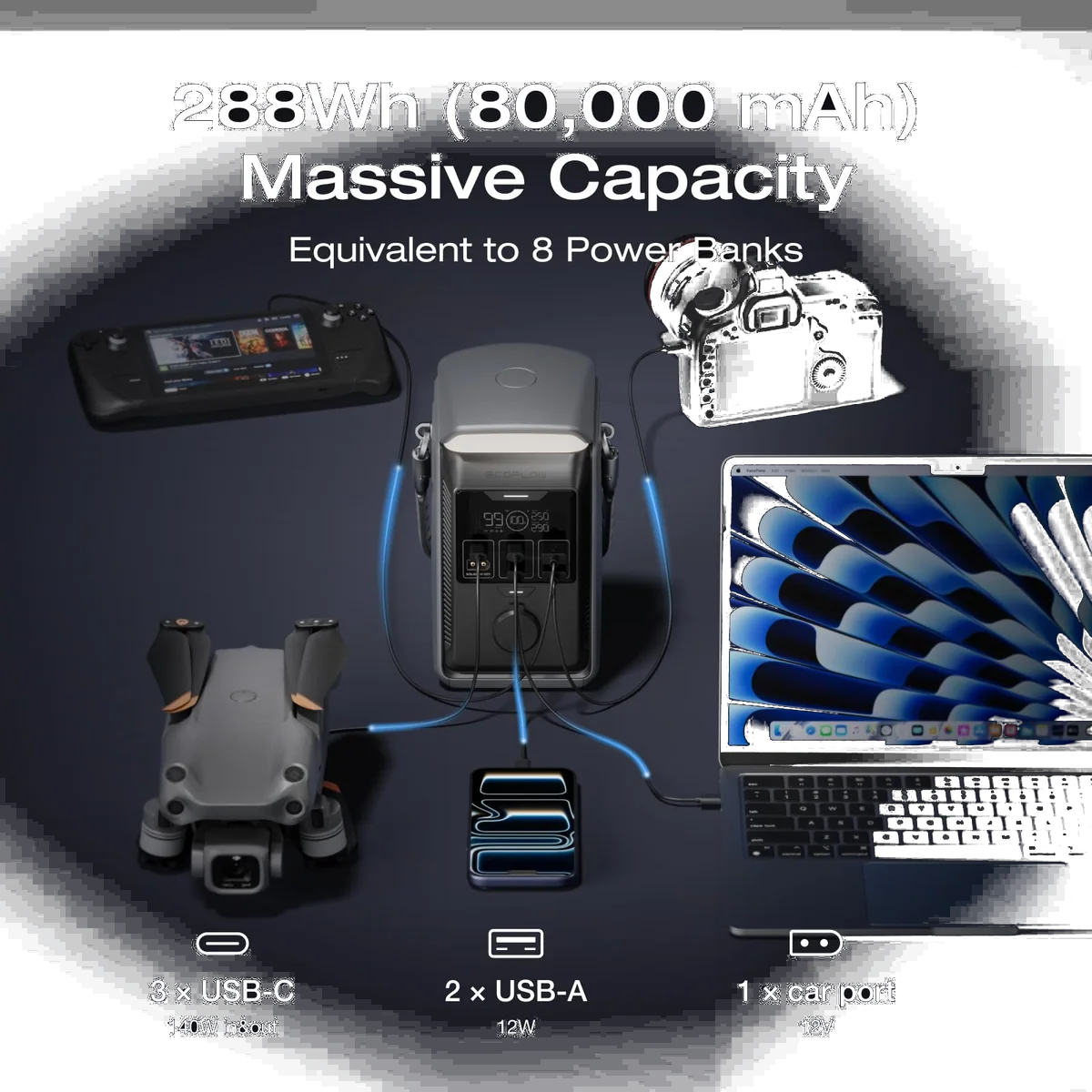 EcoFlow TRAIL Plus 300, view 2