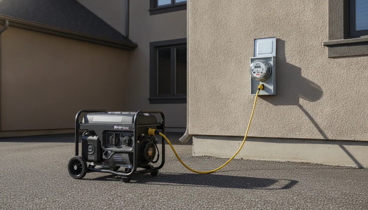The safest way to put a generator on your house is also the cheapest, and nobody is advertising it to you