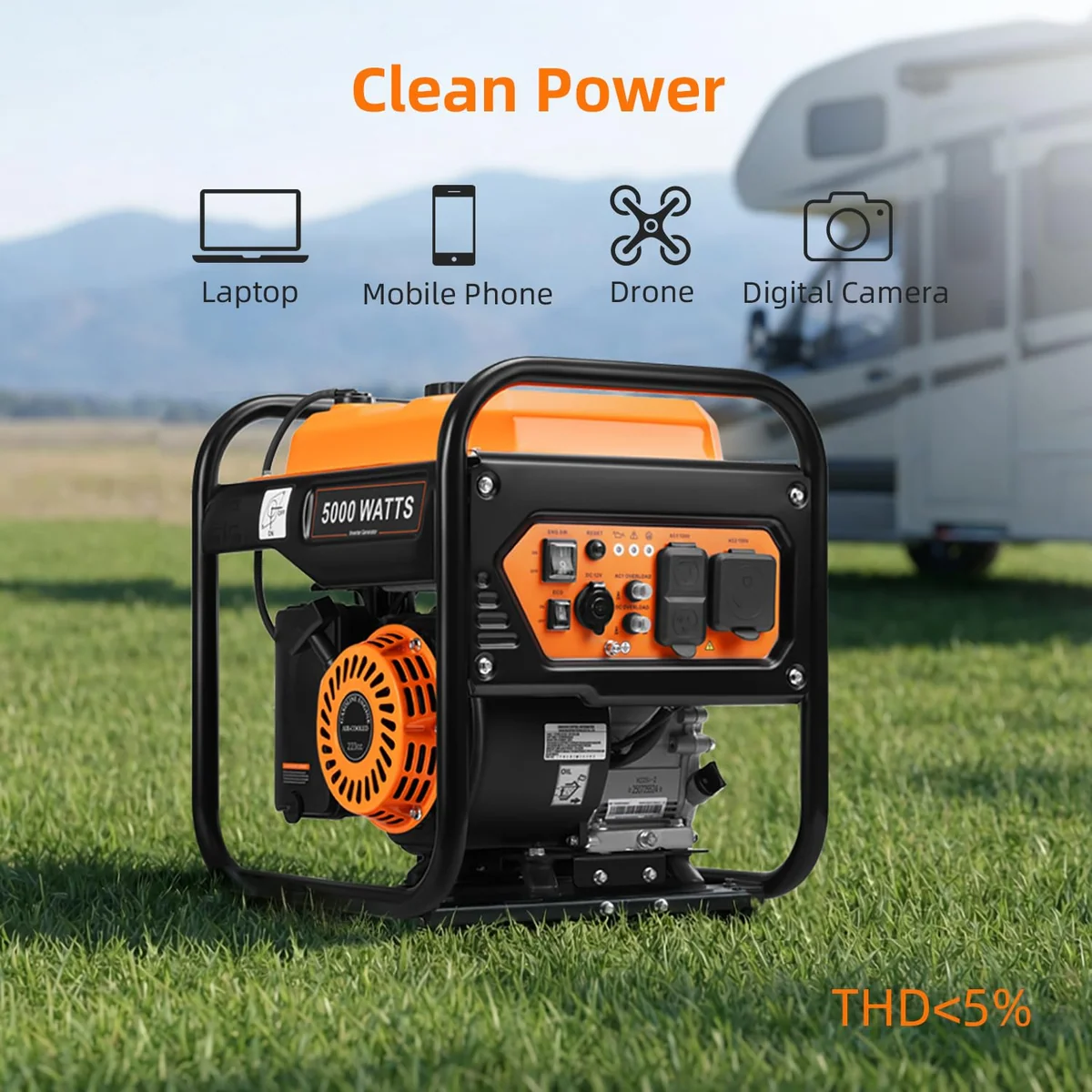 Oxseryn 5000 watt generator, view 4
