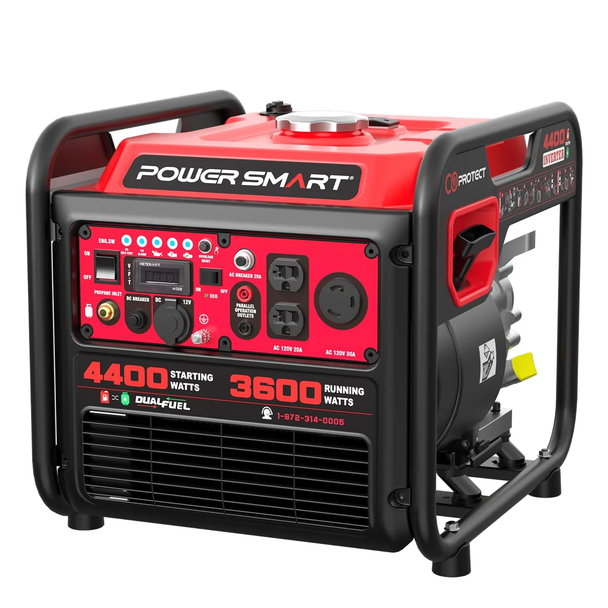 PowerSmart 4400 dual fuel generator