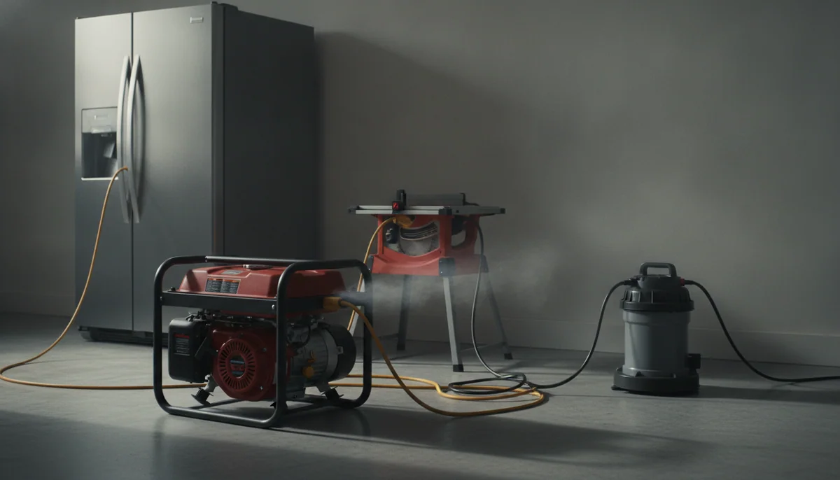 Plan on about three fifths of the number printed on the generator, and buy from there